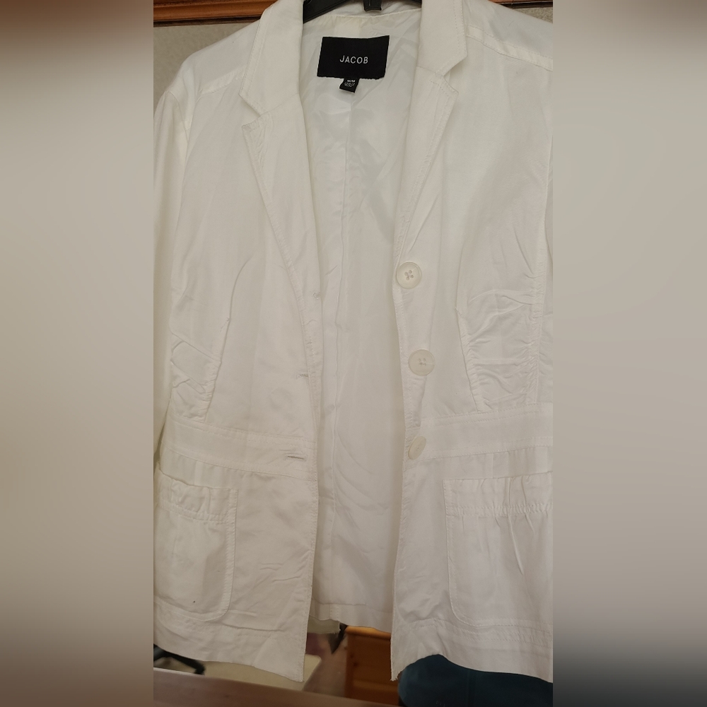 White blazer jacket - Picture 2 of 11